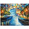 Image 1 : Leonid Afremov "House on the Hill" Limited Edition Giclee on Canvas, Numbered and Signed; Certificat