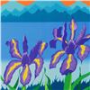 Image 2 : "Iris Lake" Limited Edition Giclee on Canvas by Larissa Holt, Numbered and Signed with COA. This pie