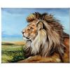 Image 1 : "Guardian Lion" Limited Edition Giclee on Canvas by Martin Katon, Numbered and Hand Signed with COA.