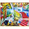 Image 2 : Alexander Astahov- Original Oil on Canvas "Manor House"