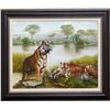 Image 1 : Vera V. Goncharenko- Original Oil on Canvas "Family Time"