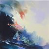 Image 2 : Thomas Leung, "Snow Flurry" Hand Embellished Limited Edition on Canvas, Numbered and Hand Signed wit