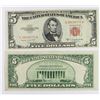 Image 2 : (11) 1953-B $5.00 U.S. NOTES