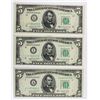 Image 1 : (3) 1950-C $5.00 FEDERAL RESERVE NOTES