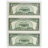 Image 2 : (3) 1950-C $5.00 FEDERAL RESERVE NOTES