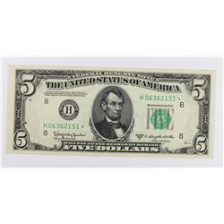 1950-D $5.00 FEDERAL RESEVE NOTE