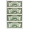 Image 2 : (4) 1950-D $5.00 FEDERAL RESERVE NOTES