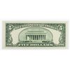 Image 2 : 1950-E $5.00 FEDERAL RESERVE NOTE