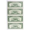 Image 2 : (4) 1963 $5.00 FEDERAL RESERVE NOTES