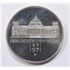 Image 2 : 1971 GERMANY 5 MARK SILVER