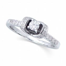 14KT White Gold 0.51ctw Diamond Ring