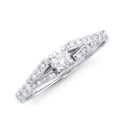 14KT White Gold 0.48ctw Diamond Ring