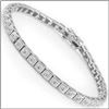 Image 1 : Plated Rhodium 0.34ctw Diamond Bracelet