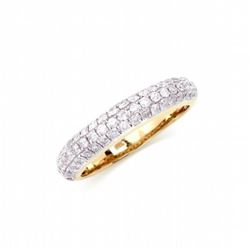 14KT Yellow Gold 0.75ctw Diamond Ring