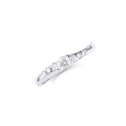 14KT White Gold 0.37ctw Diamond Ring