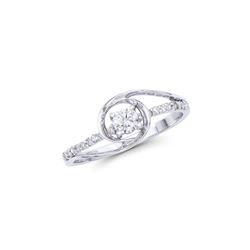 14KT White Gold 0.33ctw Diamond Ring