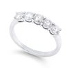 Image 2 : 14KT White Gold 1.04ctw Diamond Ring