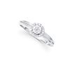 Image 1 : 14KT White Gold 0.20ctw Diamond Ring
