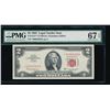 Image 1 : 1963 $2 Legal Tender Star Note PMG 67EPQ