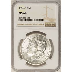 1904-O $1 Morgan Silver Dollar Coin NGC MS64