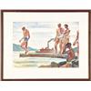 Image 1 : GEORGE DANIELL (American, Mid 20th Century) SWIMM
