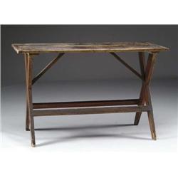SMALL COUNTRY SAWBUCK TABLE