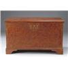 Image 1 : SPONGE DECORATED LIFT TOP BLANKET CHEST