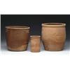 Image 1 : THREE REDWARE JARS