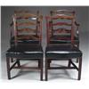 Image 1 : SET OF FOUR RIBBON-BACK CHIPPENDALE CHAIRS