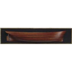 FINE LAMINATED ANTIQUE HALF HULL MODEL
