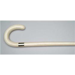 OUTSTANDING CARVED IVORY CANE