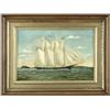 Image 1 : WILLIAM PIERCE STUBBS (American, 1842-1909) SHIP 
