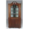 Image 1 : OUTSTANDING AND RARE TWO PART CORNER CUPBOARD