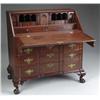 Image 1 : CHIPPENDALE MAHOGANY BLOCK FRONT DESK