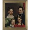 Image 1 : UNSIGNED (American, Mid 19th Century) FAMILY PORT