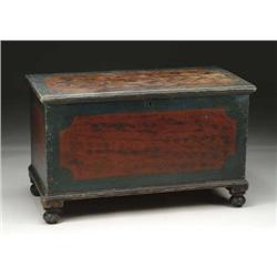 PAINT DECORATED BLANKET CHEST