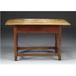 ONE DRAWER SCRUB TOP TAVERN TABLE