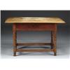 Image 1 : ONE DRAWER SCRUB TOP TAVERN TABLE