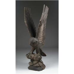 FINE CARVED LARGE AMERICAN EAGLE