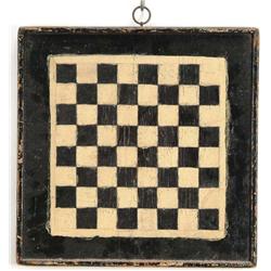 PAINTED GAME BOARD WITH HISTORY