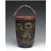 Image 1 : PAINTED LEATHER ANTIQUE FIRE BUCKET