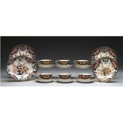16-PIECES OF EARLY DERBY DINNERWARE