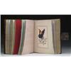 Image 1 : BOOK: FABULOUS LEATHER BOUND SCRAPBOOK OF POEMS A