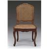 Image 1 : FRENCH CARVED CANE SEAT SIDE CHAIR
