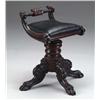 Image 1 : RARE AND OUTSTANDING HARPIST STOOL