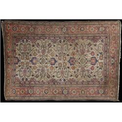 ANTIQUE SILK ORIENTAL RUG