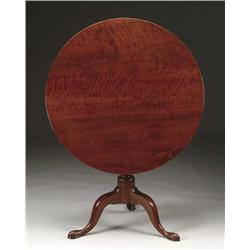 QUEEN ANNE TILT TOP BIRDCAGE TEA TABLE