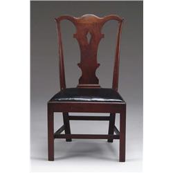 MAHOGANY CHIPPENDALE SIDE CHAIR