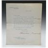 Image 1 : THEODORE ROOSEVELT SIGNED LETTER