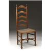 Image 1 : FINE DELAWARE RIVER VALLEY LADDER-BACK CHAIR